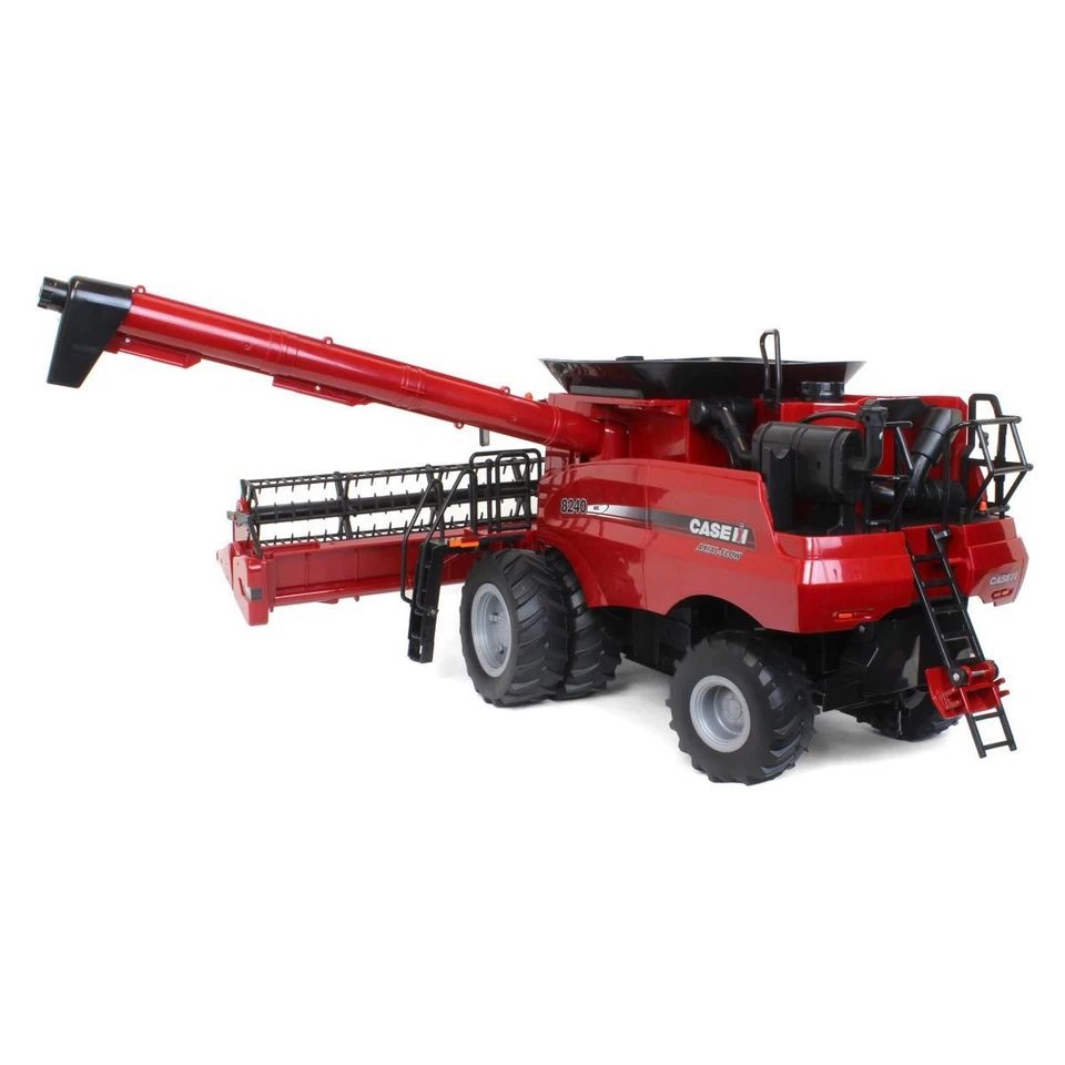 ERTL 1/16 Big Farm Case IH 8240 Combine with Grain Head & Corn Head Set 47391 - Image 4 of 4