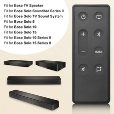 Image of Replacement Remote Control for Bose TV Speaker Solo 5 10 15 SeriesII Soundbar UK