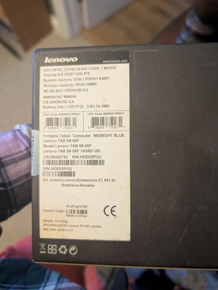 Lenovo Tab S8 50F In Midnight blue, photo 4 of 5