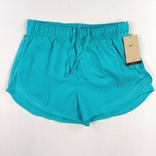 Nike Tempo Womens Brief-Lined Running Shorts Size XL Teal Blue HM6096-347