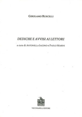 Buch - Girolamo Ruscelli - Widmungen und Warnungen an die Leser - Vecchiarelli