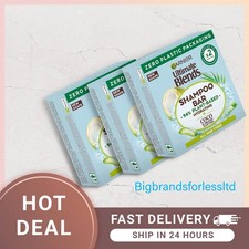 Image of Garnier Ultimate Blends Shampoo Bar 96% Plant Based Coconut and Aloe Vera 60g X3