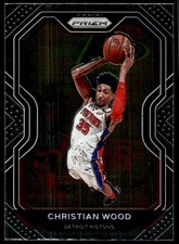 2020-21 Panini Prizm Christian Wood Detroit Pistons #217