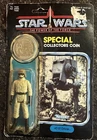 Vintage 1985 Kenner Star Wars POTF AT-ST Driver MOC Carded With Coin 92 Back