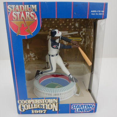 #ad 1997 Starting Lineup Stadium Stars Hank Aaron Atlanta Braves Cooperstown NIB $19.91