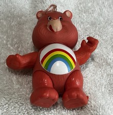Vintage 1983 Care Bear Cheer Bear Poseable Figure