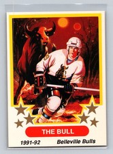 1991-92 7th Inning Sketch Promos #1 The Bull Belleville Bulls