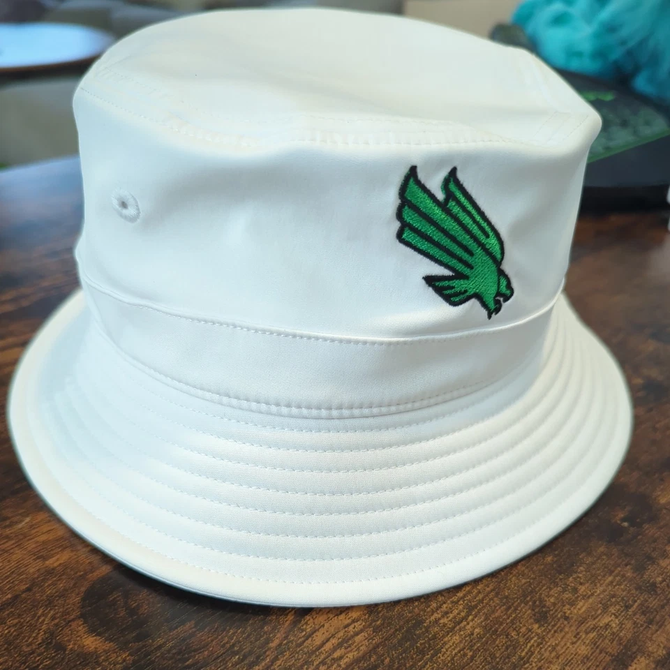 UNT Universidad del Norte de Texas Águilas S/M Cubo Sol Sombrero Cubierta Ala por Puerto Auténtico Foto 2 de 3