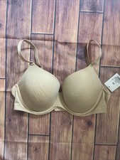 Auden The Icon Beige Full Coverage Adjustable Straps Underwire Bra Size 36C NWT