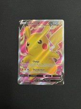 Pikachu V (Full Art) 170/185 Swsh04: Vivid Voltage Holo on eBay