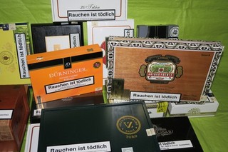 20 leere Zigarrenkisten Zigarren Kisten Holzkisten basteln sammeln ordnen