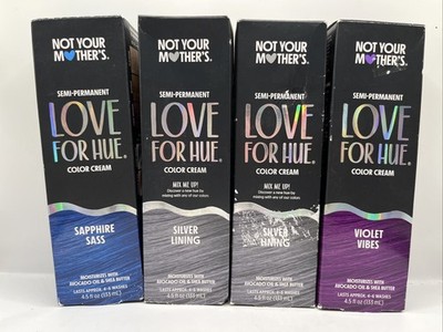Not Your Mother s Love For Hue Semi Permanent Color Cream Sapphire Violet Silver