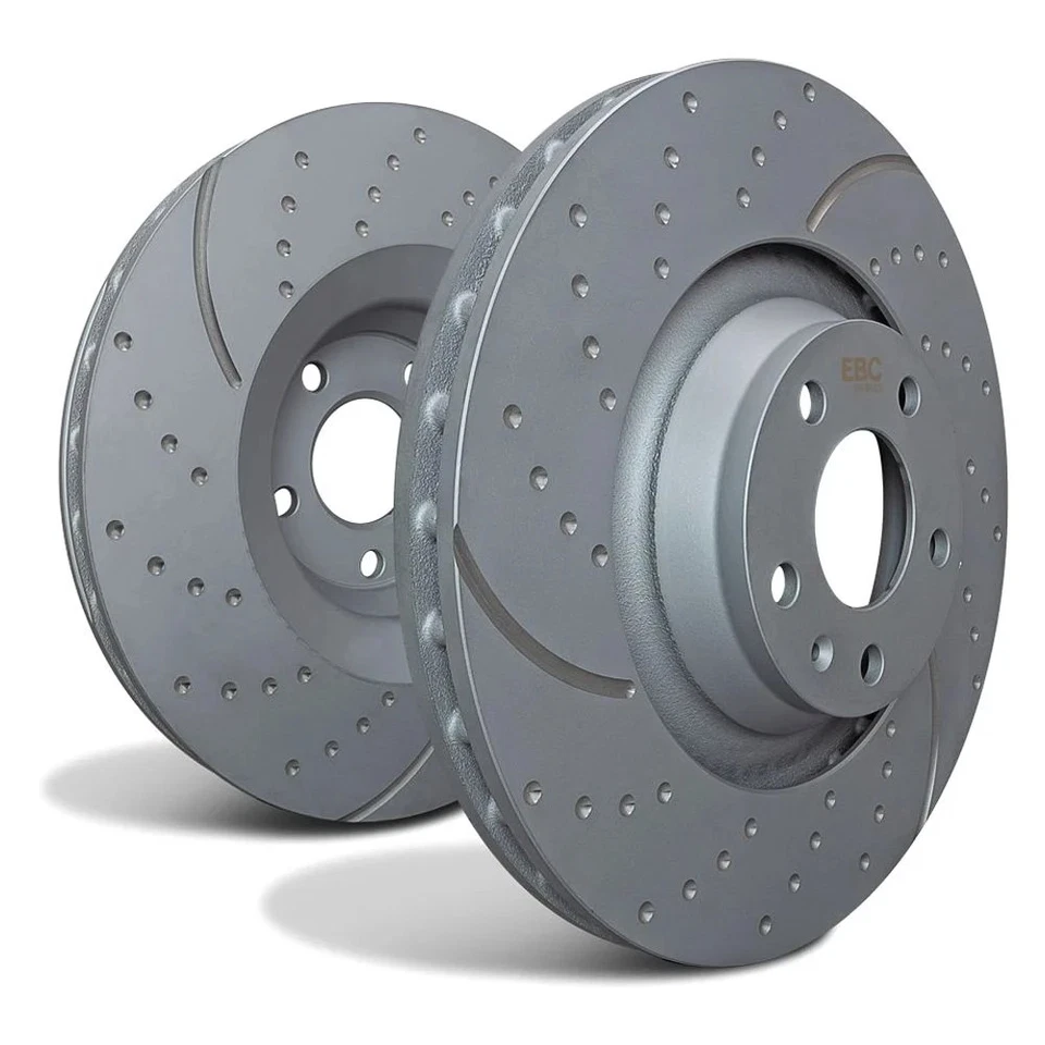 For Chevy Silverado 3500 HD 11-18 Brake Rotors EBC 3GD Series Sport Dimpled & Foto 3 de 3