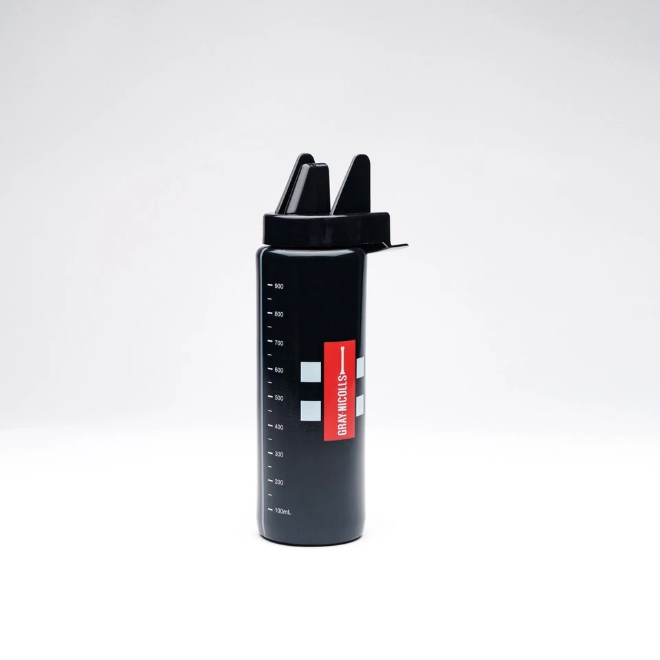Gray Nicolls Cricket Pro Trinkflasche schwarz (1 Liter) - kostenlose & schnelle Lieferung - Bild 1 von 1