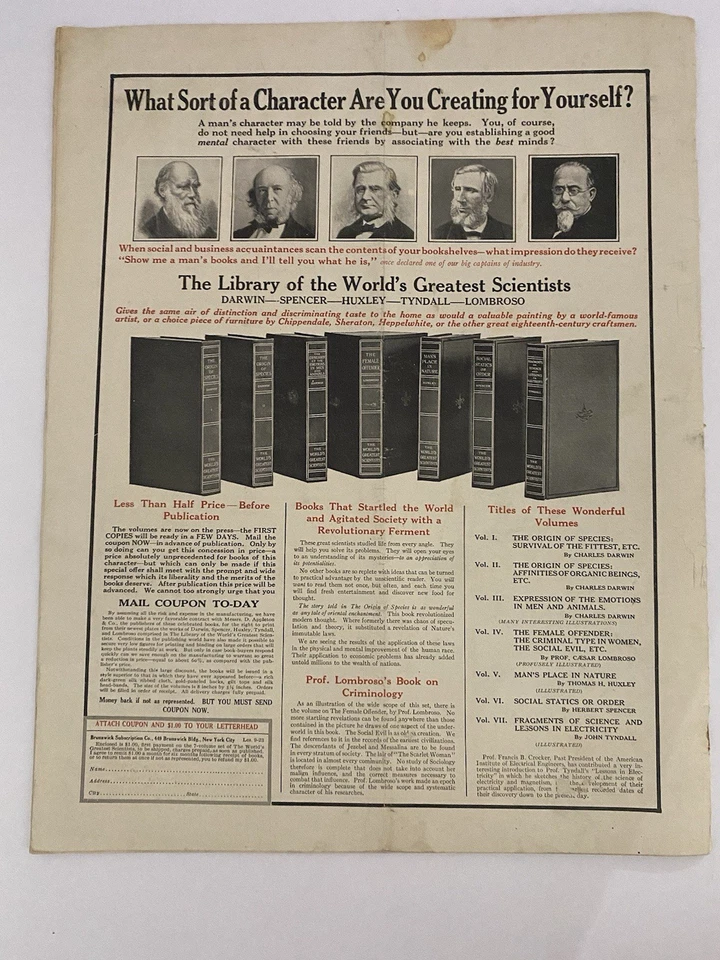 Lot of 6 Leslie’s Illus Wkly 1915 WWI –Votes for Women, Military &History Covers - Image 4 of 4