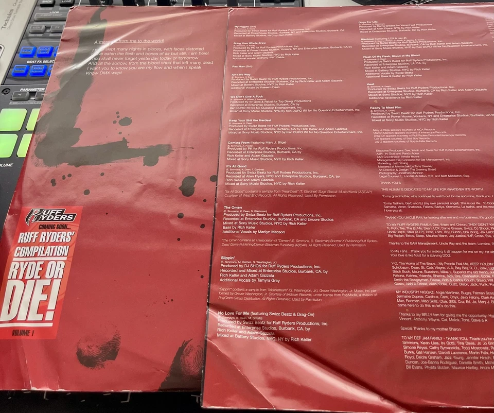 DMX – Flesh Of My Flesh.. Original 1998 Press 2XLP PROMO in Picture Cover VG/VG Foto 4 de 4