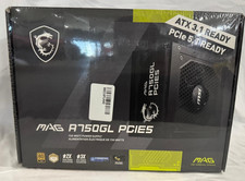 MSI MAG A750GL PCIE 5.1  ATX 3.1 Gaming Power Supply - Full Modular - 80  8