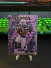2025 Panini Mosaic - Hall of Fame Terrell Owens #297 Reactive Purple Mosaic...
