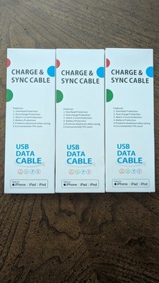 Apple 3ft. (1m) Lightning to USB Cable - Cable Lights Up - Brand New!