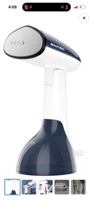 Beautural Handheld Garment Steamer 35 Sec Heat Up Time