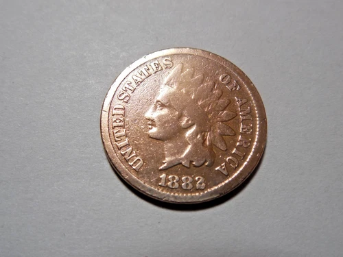 1882 Indian Head Cent in good condition. Good coin. Some rim. But you decide!!!