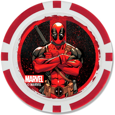 Deadpool WinCraft Individual Oversized Ballmarker