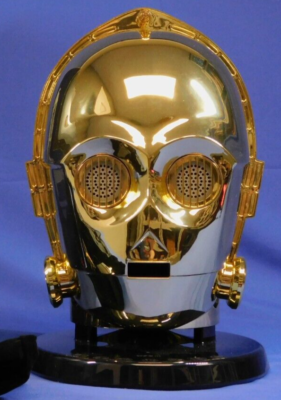 STAR WARS C-3PO BLUETOOTH SPEAKER BY ACW 2017 RARE HELMET HEAD