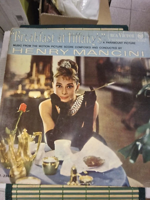 HENRY LINKSHÄNDER '' FRÜHSTÜCK VON TIFFANY '' 33 TOURS VINYL ALBUM EX/EX