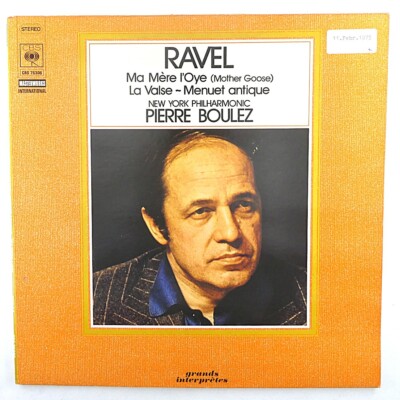 Lp Ravel - New York Philharmonic, Pierre Boulez Ma Mère L'Oye La Valse Menuet 