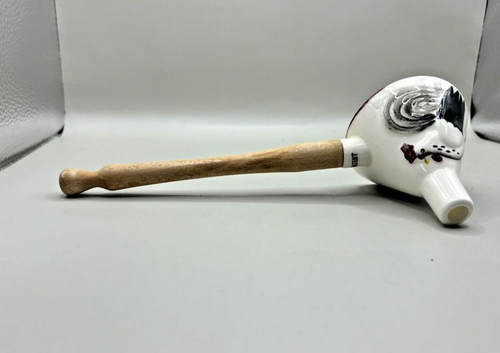 Porcelain Funnel with Wooden Handle Farm Rooster Design House Decor Vintage READ - Picture 7 of 13