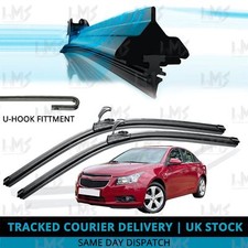 For Chevrolet Cruze 2009-16 Front Windscreen 24" 18" Flat Aero Wiper Blades Set