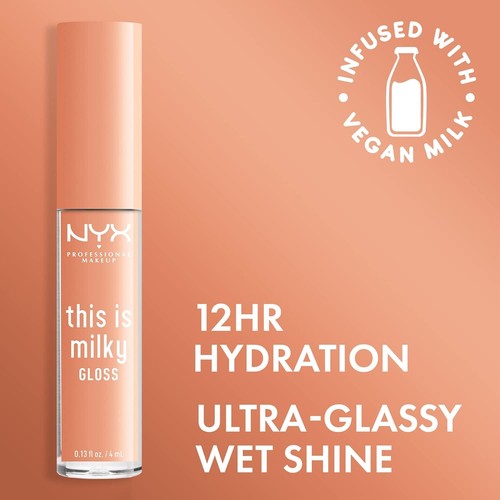 NYX This Is Milky Lip Gloss - Nourish & Shine - Picture 19 of 28