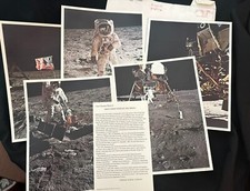 MINT 5 Vintage Apollo 11 Moon Landing Photos ...