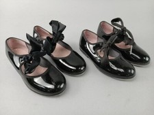 Capezio Children Tap Shoes Black patent leather 2 Pair Sizes 7M and 7N