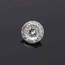 1 CT Natural White Diamond Round Portuguese Cut 6.50mm VVS1 D Grade Certified D5