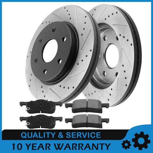 Front Disc Brake Rotors Ceramic Brake Pads For TOYOTA	4RUNNER 2010-2020 Rotor - Picture 1 of 7