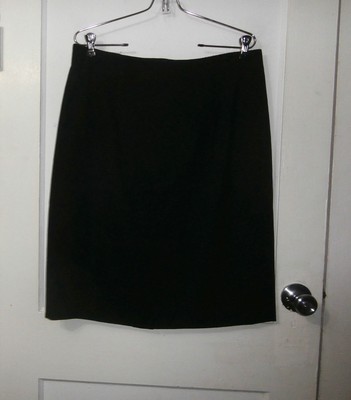 Get Rabate NEW Womens Black Lord Taylor Wool Stretch Skirt Sz 16 W Get Rabate NEW Womens Black Lord Taylor Wool Stretch Skirt Sz 16 W