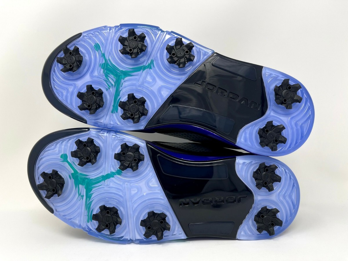 Nike Air Jordan Retro V 5 Low Golf Shoe Black Grape Spike Mens