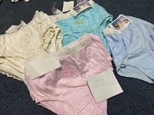 Pack Of 5 Vintage Javel Intimates women  s Cotton briefs Size M Read Descriptio