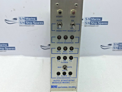 NOV 017-008991 Auto.Start/Sync Module 8991 Integrated Power System 016-003257