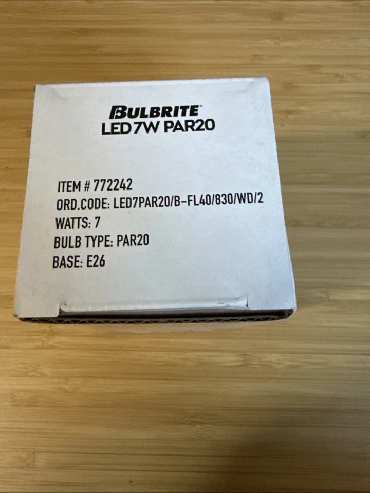 BULBRITE LED 7W PAR20 50W Equivalent  - Image 4 of 4