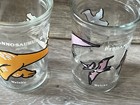 Vintage Welch's Jelly Jar drinking Glasses Dinosaurs Set of 2 PTERANODON & T-REX — photo 7