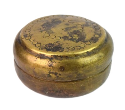 Vintage Messing Kitchen Utility Box Sammlerstück Damen Schmuck Aufbewahrungsbox