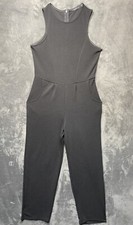 Boohoo Womens Black Jumpsuit With Pockets Size 8