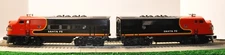 Lionel 2333 Santa FE Black Bonnet-Built from Parts-F 3 Shells are Original-(ME)