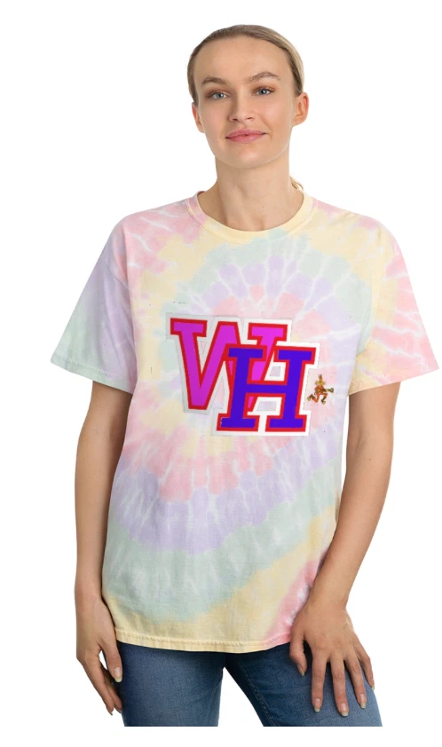 Wild Hare Tie-Dye Tee, Spiral WH