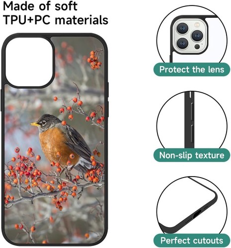 nature american robin bird Phone Case For Apple iPhone Samsung Galaxy S24 - 第 14/25 張圖片