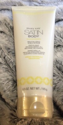 MARY KAY SATIN BODY REVITALIZING SHEA SCRUB IN FRESH WATERLILY~NEW