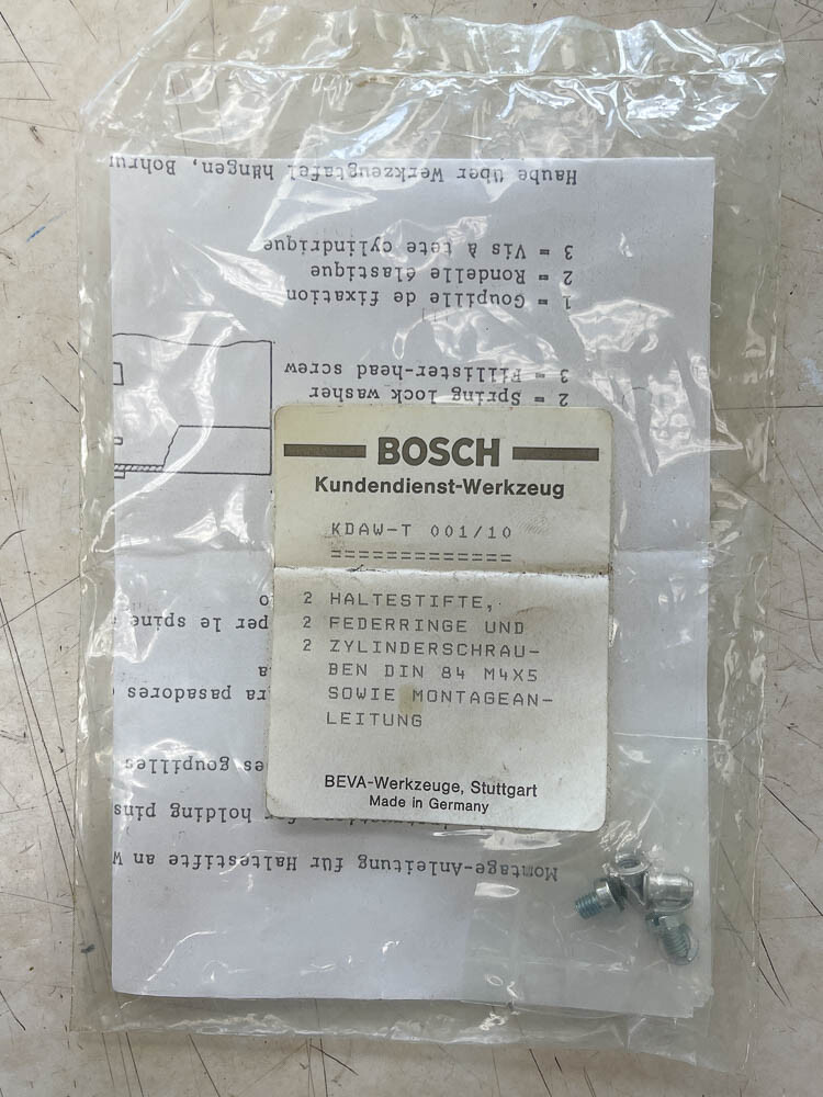 New Bosch Tool KDAW-T 001/10 0986-619-003 New in Package