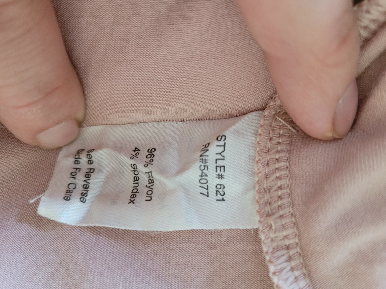 CAbi Basic Solid Tan Long Sleeve Cowl Neck Blouse… - image 11